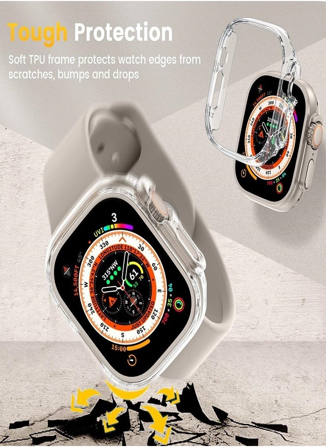 Generic Apple Watch Ultra 49mm Silicon Cover - Transperent  - Image 4