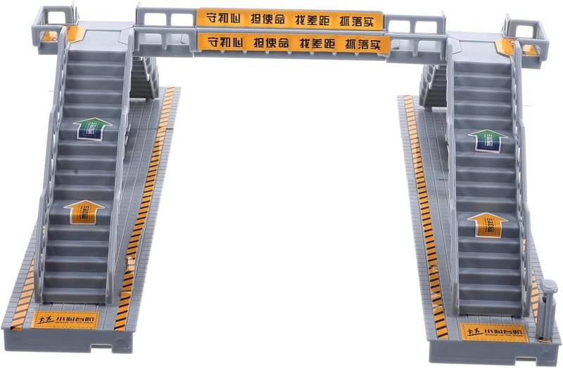 1 Set DIY Footbridge Model Railway Scenery Overhead Footbridge for Sand Table Decor Miniature Building Model for Home Decoration and - Image 1