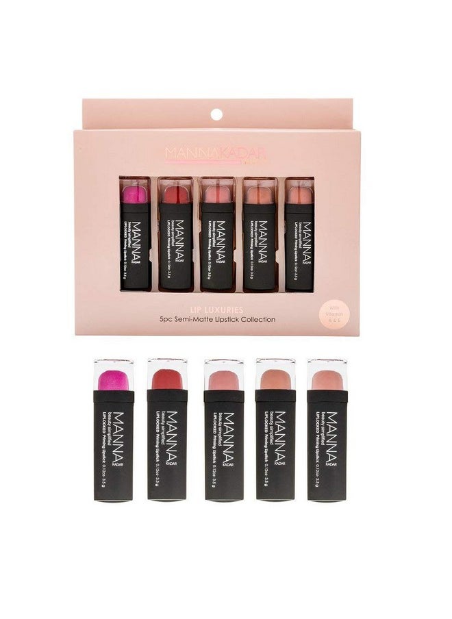 Manna Kadar - Full Size Liplocked Priming Lipstick Set 5 Count - Image 1