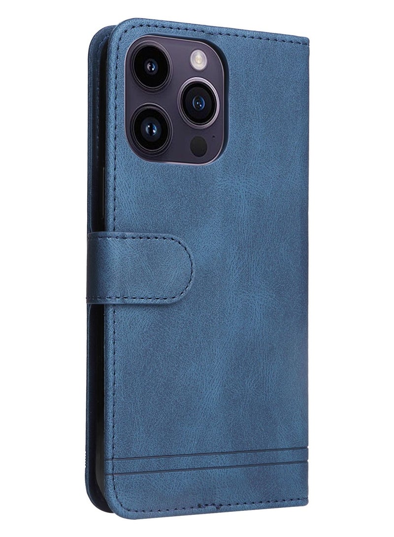 Suteni Flip Cover Leather Hidden Card Slots Phone Case for iPhone - Image 2