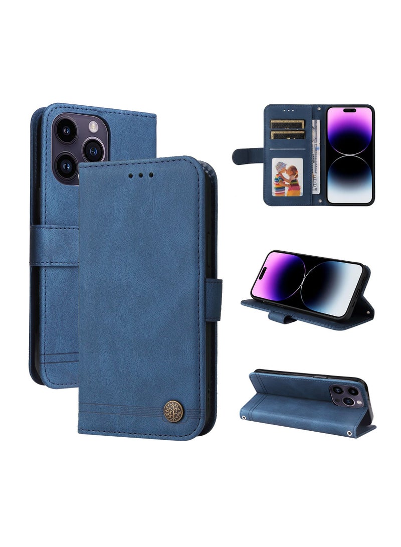 Suteni Flip Cover Leather Hidden Card Slots Phone Case for iPhone - Image 3