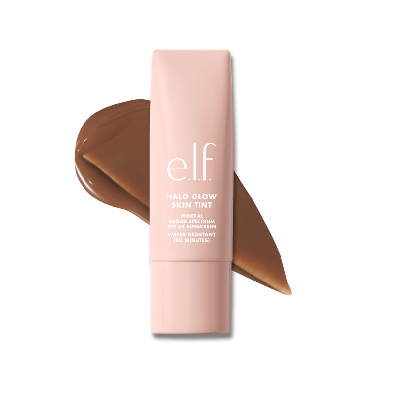 elf e.l.f. Halo Glow Skin Tint SPF 50, Tinted Moisturizer For Light, Buildable Coverage, Creates A Natural Glow, Vegan & Cruelty-Free, 13 Deep Neutral - Image 1