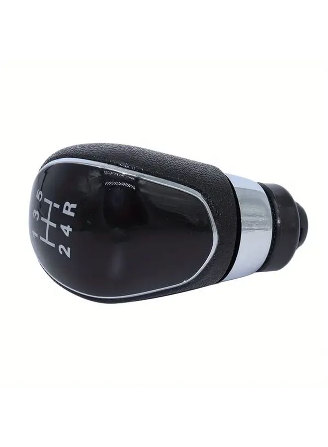 Black Manual Transmission Shift Knob 5 Speed Reverse Fit for Multiple Models - Image 4