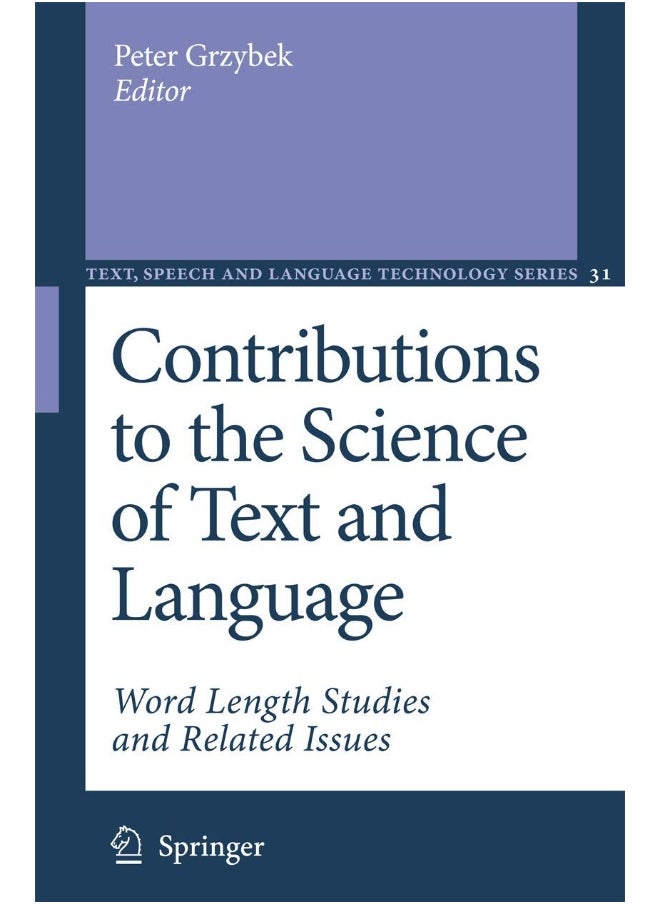 null - Contributions to the Science of Text and Language: Word Length Studies and Related Issues - Image 1