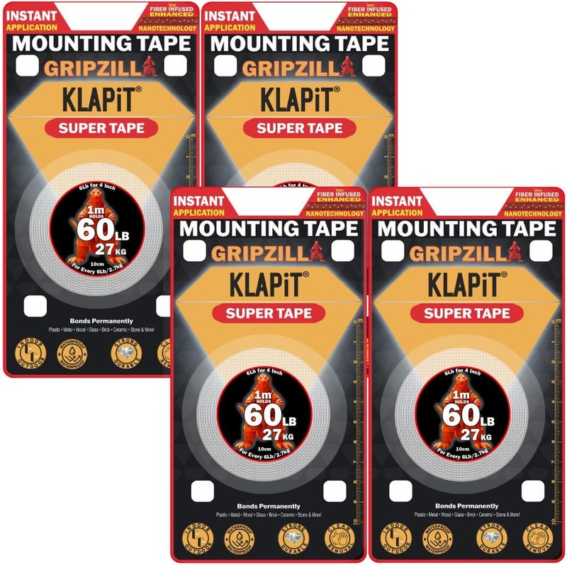 KLAPiT Super Tape - Gripzilla Heavy Duty Double-Sided Nano Tape - Image 1