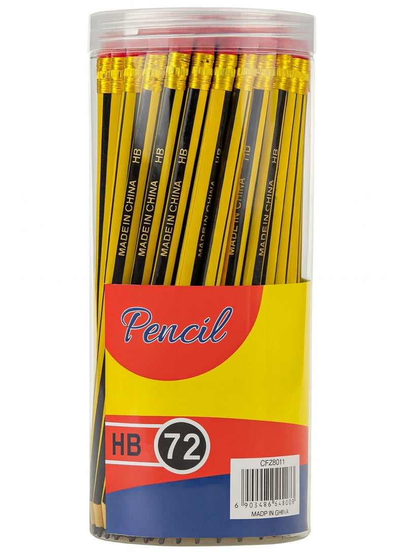 HB Premium HB School Pencils – 72 Pieces - Image 2