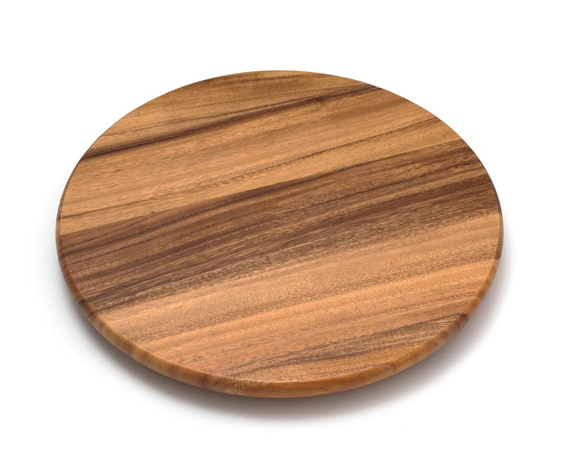 Lipper International Acacia Wood 16 Lazy Susan Kitchen Turntable
