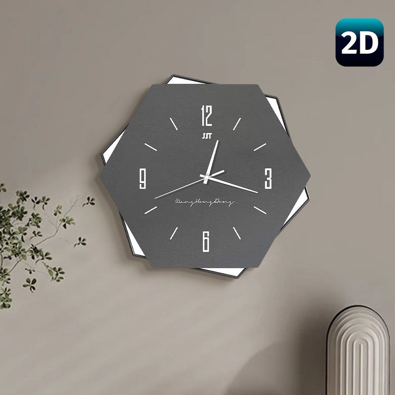 الساعة الحائط الحديثة ذات التصميم البسيط، قطر 30 سم، كوارتز صامتة، ديكور للمنزل. - Image 1