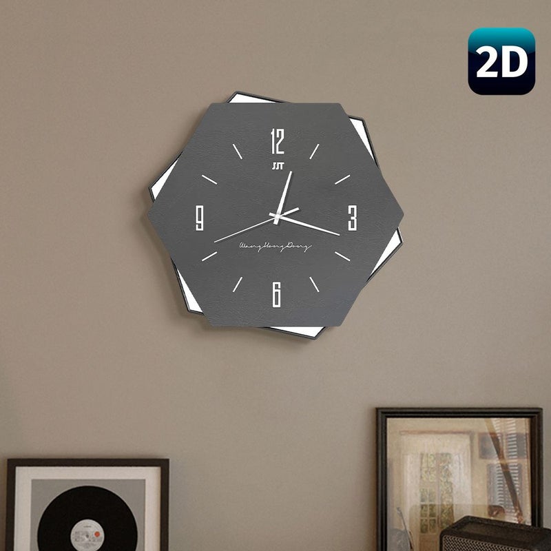 الساعة الحائط الحديثة ذات التصميم البسيط، قطر 30 سم، كوارتز صامتة، ديكور للمنزل. - Image 5