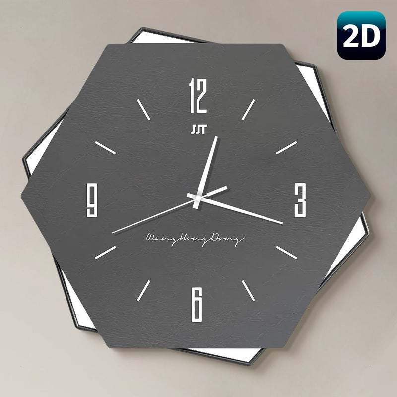 الساعة الحائط الحديثة ذات التصميم البسيط، قطر 30 سم، كوارتز صامتة، ديكور للمنزل. - Image 3
