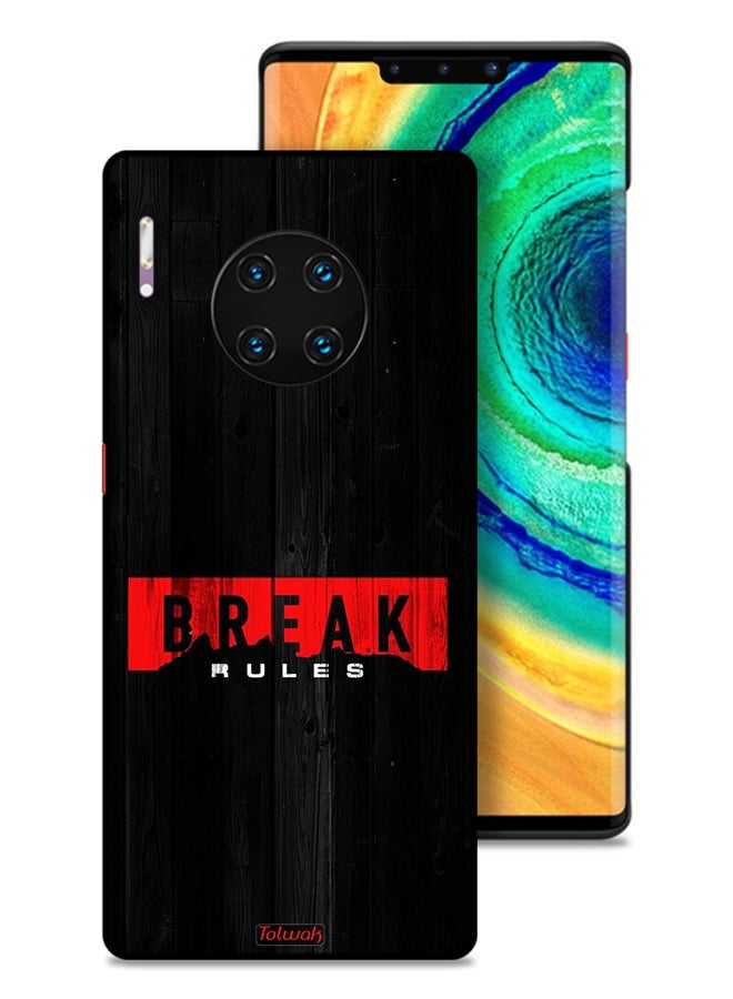 Tolwak Huawei Mate 30 Pro 4G Protective Case Cover Break Rules - Image 1