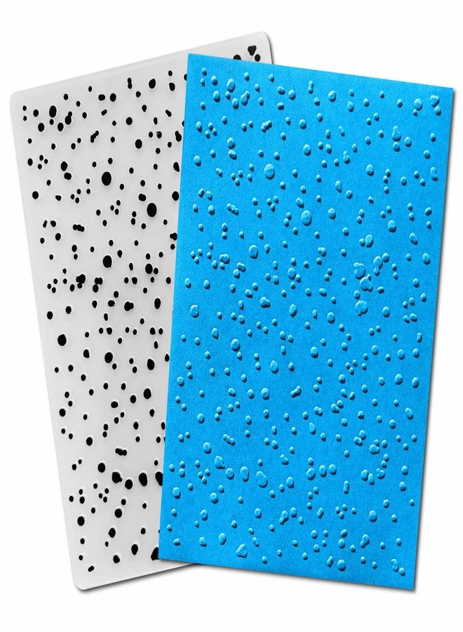 Arbuya Christmas Plastic Embossing Folders for Card Making Snowfall Texture Embossing Folder Templates for Scrapbooking Paper Crafting Home Decoration - Image 1
