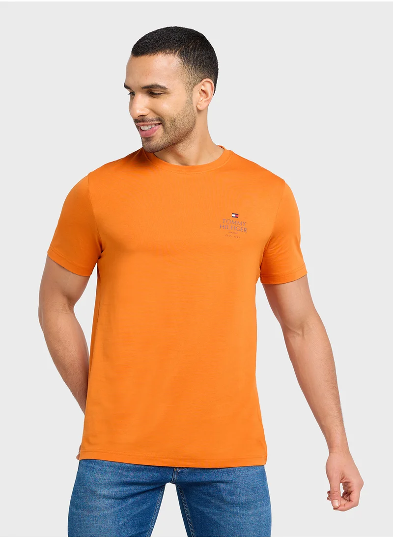 TOMMY HILFIGER Logo Crew Neck T-Shirt