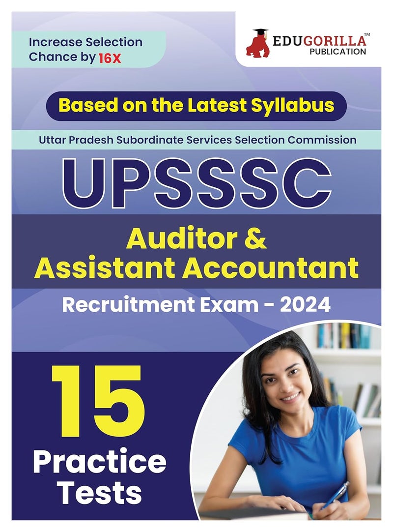 UPSSSC Auditor & Assistant Accountant Exam Book 2024 (English Edition) - Based on Latest Exam Pattern - 15 Practice Tests (1500 Solved Questions) with Free Access to Online Tests - Image 1
