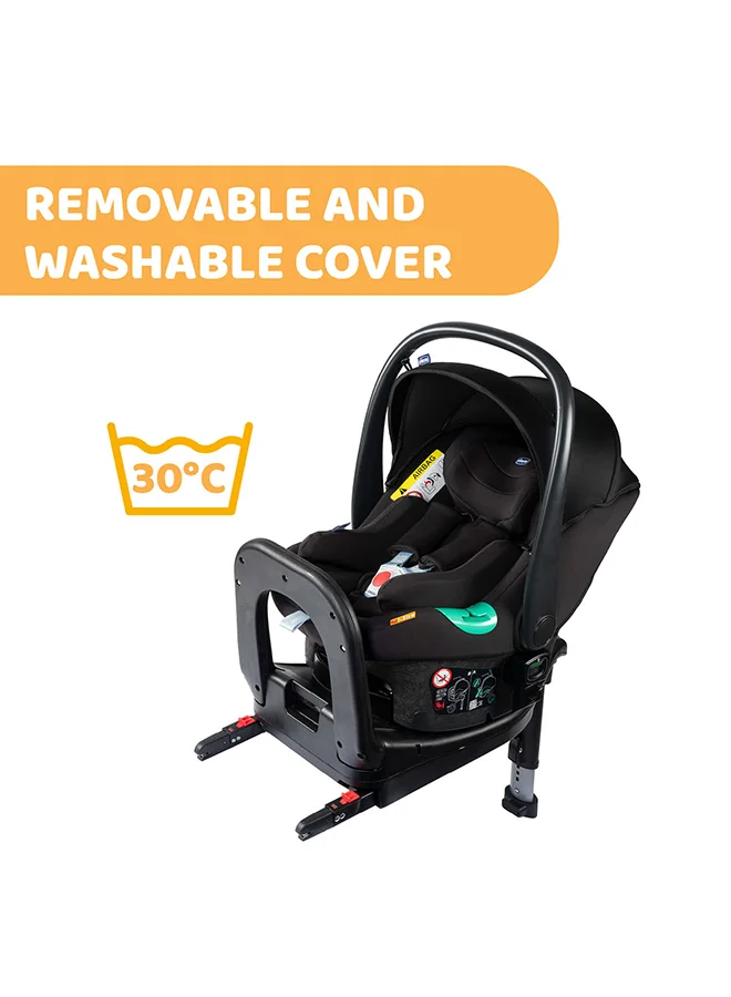 Chicco Kiros Evo I-Size Fast In Car Seat 40 -78 cm – max 13 kg, Black