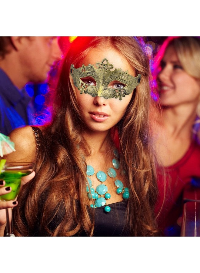 FEQO 16 Pieces Masquerade Masks Vintage Antique Masks Venetian Masks Masquerade Party Mask - Image 5
