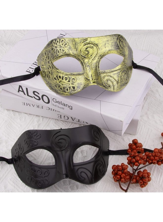 FEQO 16 Pieces Masquerade Masks Vintage Antique Masks Venetian Masks Masquerade Party Mask - Image 4