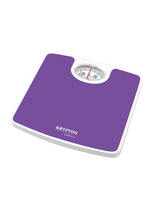 KRYPTON Mechanical Personal Weighing Scale Purple - Image 1