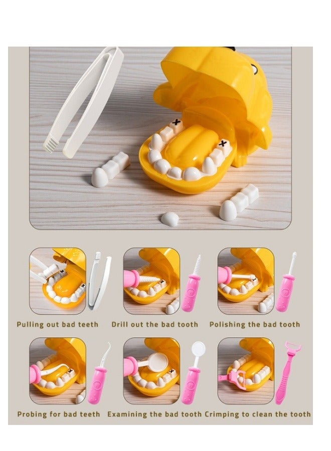 MIXDE 65-Piece Pretend Play Doctor Playsets Toys With Working Stethoscope And Coat Carry Case  - Image 2