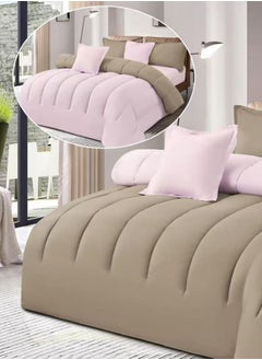 Ming Li Comforter Set Bedspread 6 Pieces Medium Filling Two Sides Microfiber 230x250 cm  - Image 2