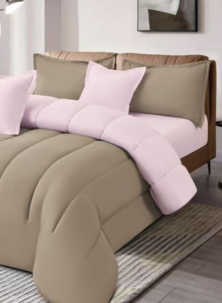 Ming Li Comforter Set Bedspread 6 Pieces Medium Filling Two Sides Microfiber 230x250 cm  - Image 3