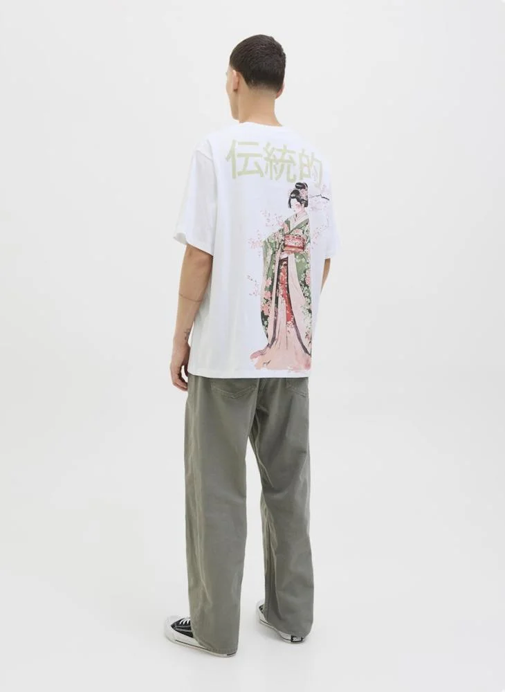 JACK & JONES Jorfuji Crew Neck T-Shirt