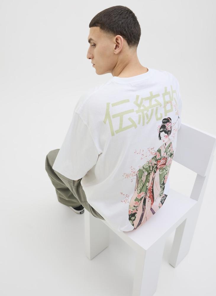 JACK & JONES Jorfuji Crew Neck T-Shirt  - Image 3