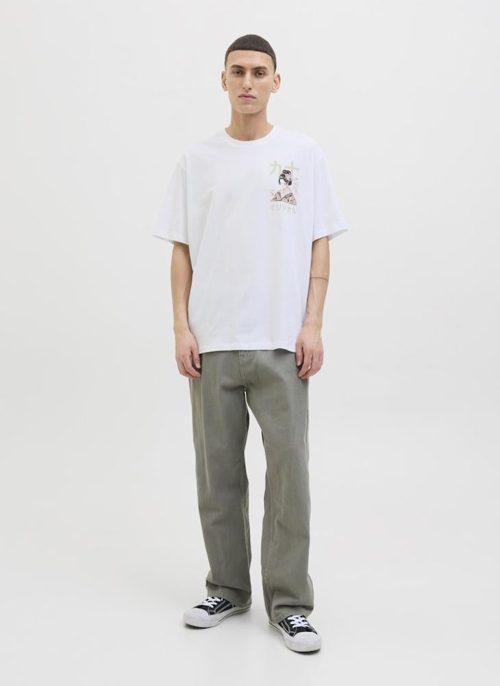 JACK & JONES Jorfuji Crew Neck T-Shirt  - Image 4