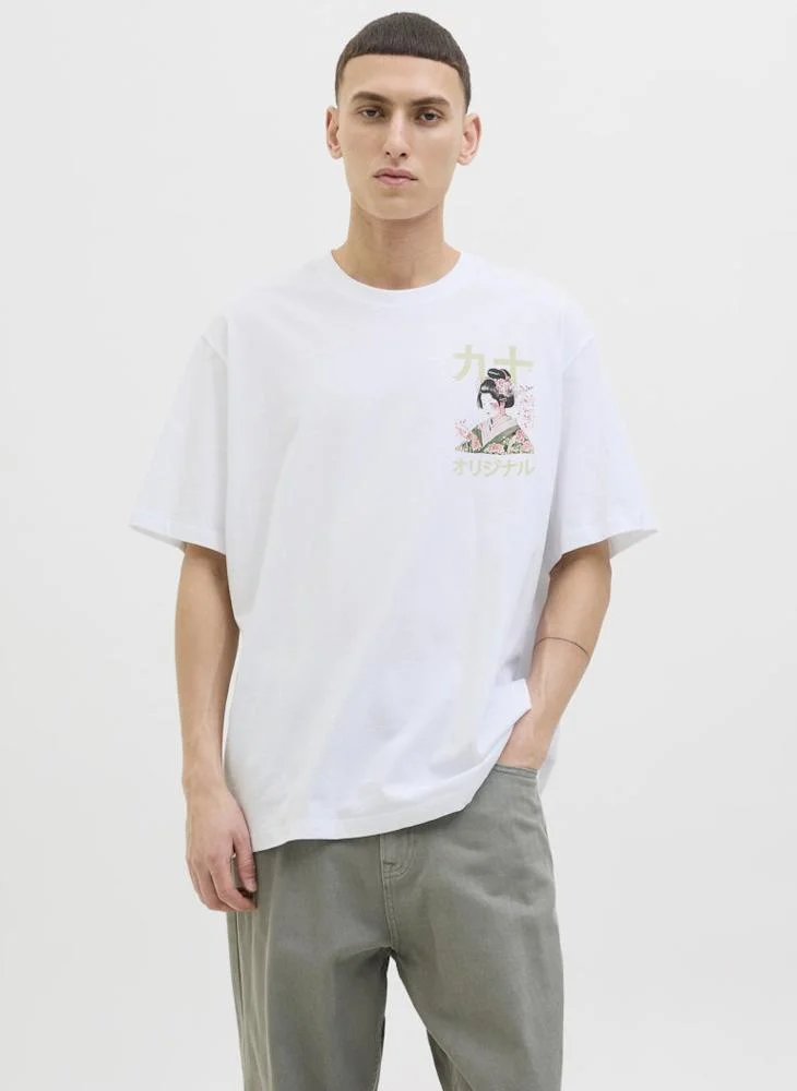 JACK & JONES Jorfuji Crew Neck T-Shirt