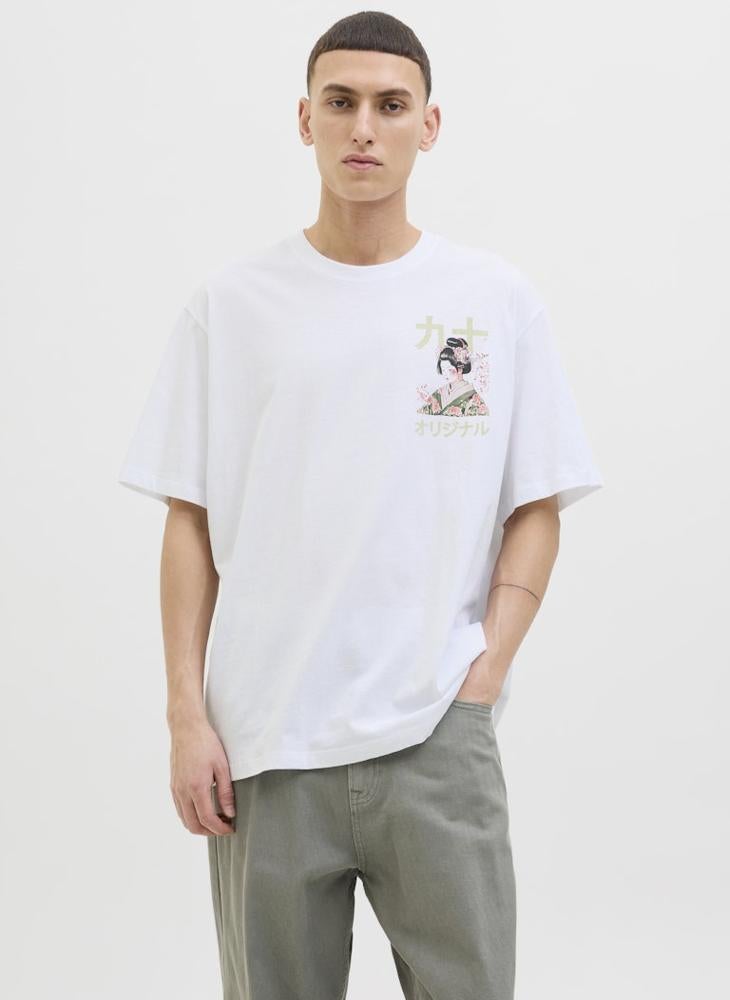 JACK & JONES Jorfuji Crew Neck T-Shirt  - Image 1
