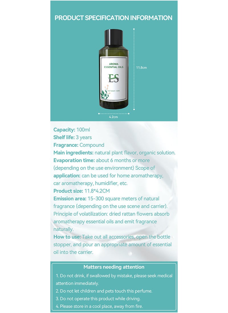EzzySo - 100ml Pure Plant Ritz-Carlton Essential Oil For Humidifier Diffusers - Image 1