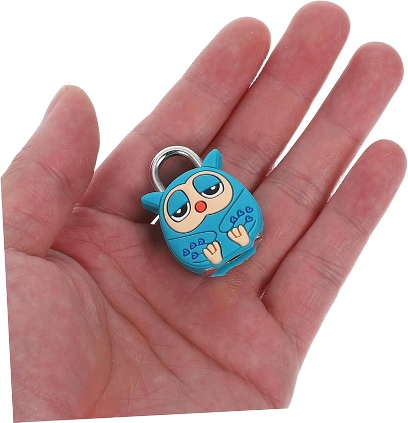 3 قطع أقفال حيوانات لطيفة صغيرة مع مفاتيح، أمن معدني متين لمذكرات صندوق المجوهرات حقيبة الجيم - Image 5