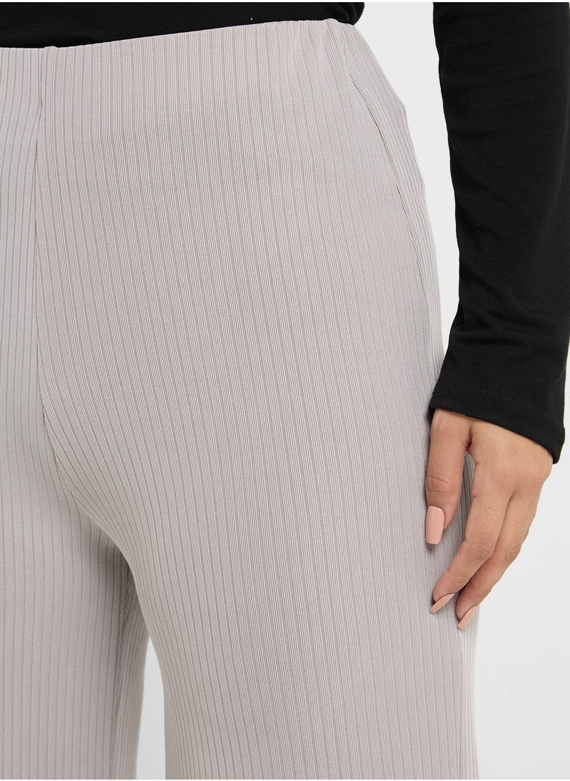 Ginger Basics - Ribbed Straight Pants - Image 1