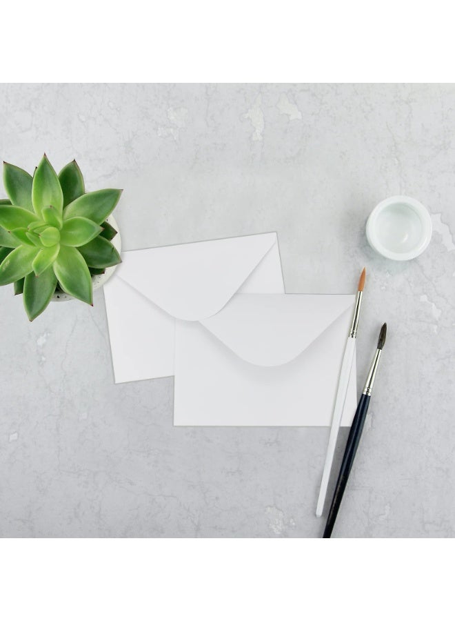 NXT 100 Pack 4x6 Envelopes for Invitations, White A6 Envelopes, Postcard Envelopes, Photo Envelopes, Used for Graduation, Wedding, Baby Shower-(6.5 x 4.75 Inches) (white) - Image 5