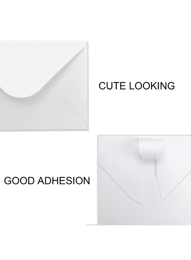 NXT 100 Pack 4x6 Envelopes for Invitations, White A6 Envelopes, Postcard Envelopes, Photo Envelopes, Used for Graduation, Wedding, Baby Shower-(6.5 x 4.75 Inches) (white) - Image 3