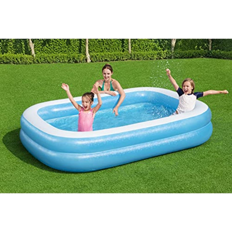 Blue Rectangular Family Pool 262X175X51Cm - Image 3
