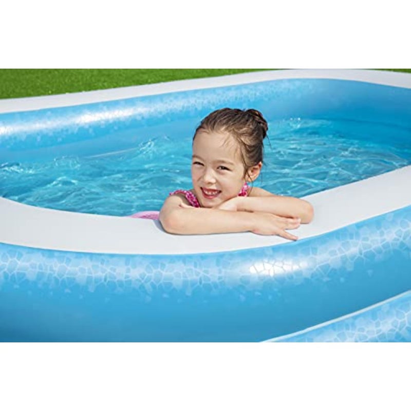Blue Rectangular Family Pool 262X175X51Cm - Image 4