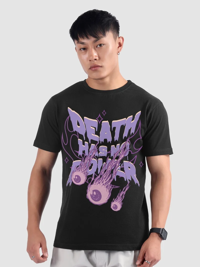 Beyoung Death Has No Power Printed T-shirt