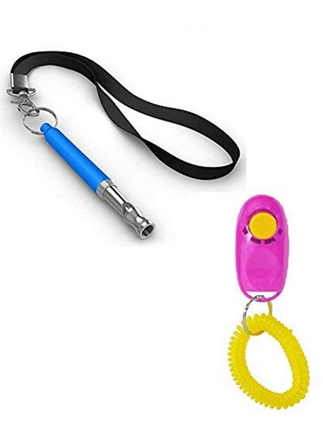 Pet Training Kit Ultrasonic High Pitch Adjustable Whistle With Training Clicker And Bark Control Lanyard Training Kit Ideal For Dogs And Puppies - Image 1