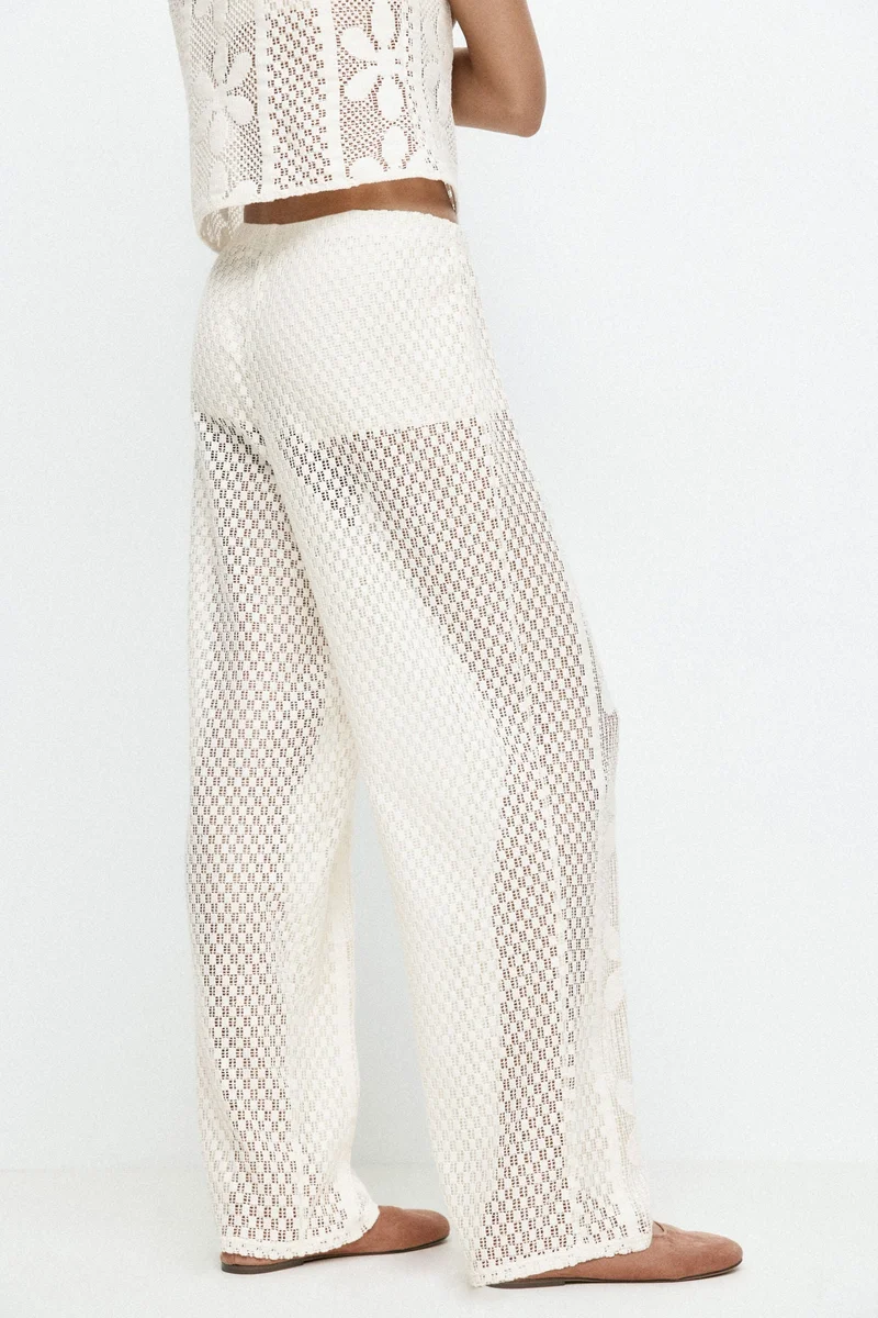 اتش اند ام بنطلون جيرسيه دانتيل