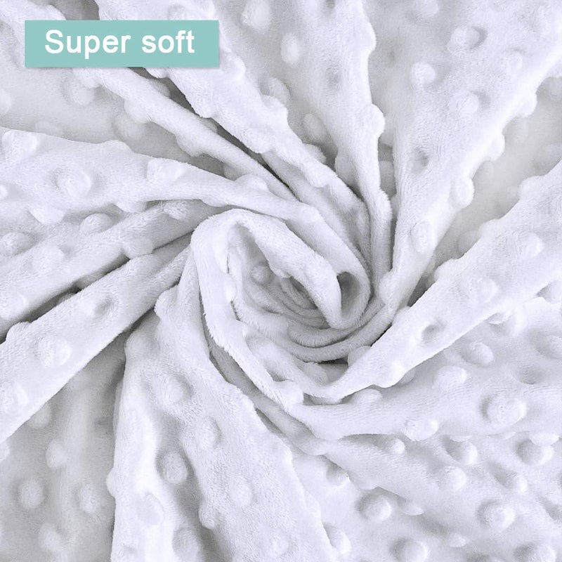 Owlowla Changing Pad Cover, Soft Minky Dots Changing Table Sheets for Baby Boy and Girl(White) - Image 2