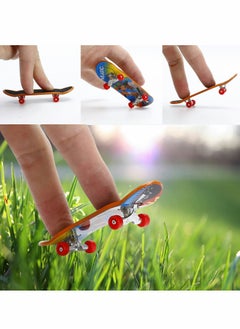 Excefore 12 Pack Fingerboards Finger Skateboards Toy Mini Fingerboards Skateboards Set Finger Toy Skateboards Gifts for Skate Lovers Finger Skater Finger Party Favors Random Style (Multi Style)  - Image 2