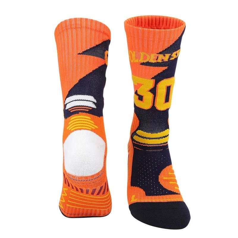 Generic Spring and Summer Practical Professional Basketball Socks Terry Mid-Tube Elite Socks Mens Towel Bottom Non-Slip Sports Socks Mens Wholesale 13 black - Image 2