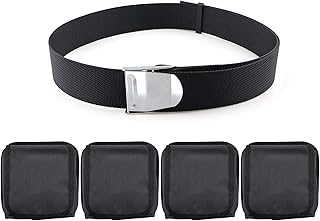 Seafard Seafard Scuba Weight Belt with Detachable 4 Pockets, Quick-Release Buckle Diving Pocket Weight Starp + 2 Pieces Weight  - Image 1