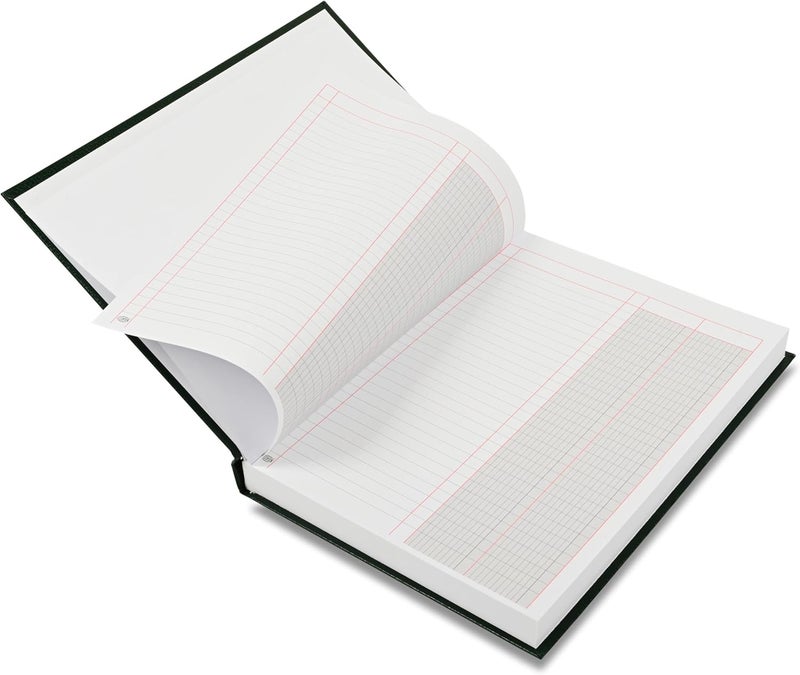 FIS Cash Book - 175x245mm, Hard Cover Vinyl, 144 Sheets, 2 Columns, Green - Image 4