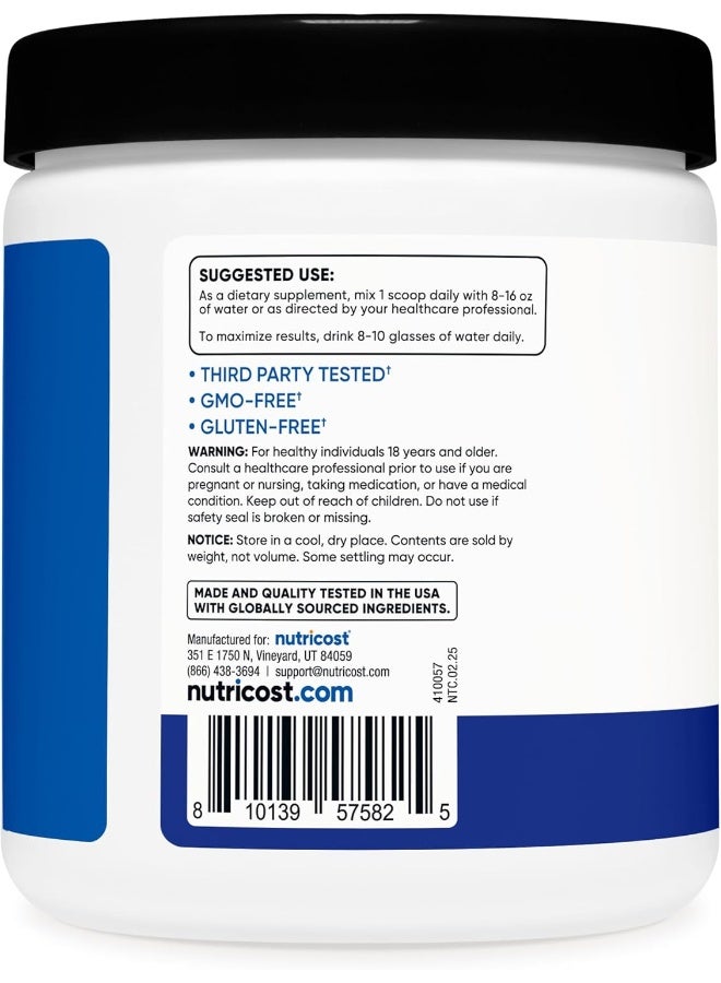 Nutricost Creatine Monohydrate + Hydration Blue Raspberry Flavored - Image 4