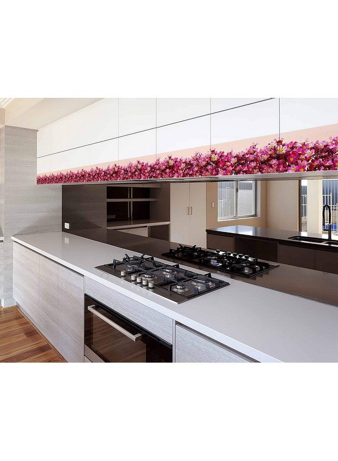 WallDesign تصميم الجدار شريط زخرفي من الفينيل زهور الكارولينا الطبيعية - عرض 5.25 بوصة وطول 5 أقدام - Image 2