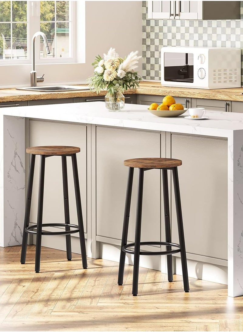 ALMUFARREJ - Bar stool for kitchen and living room with iron legs - Image 1