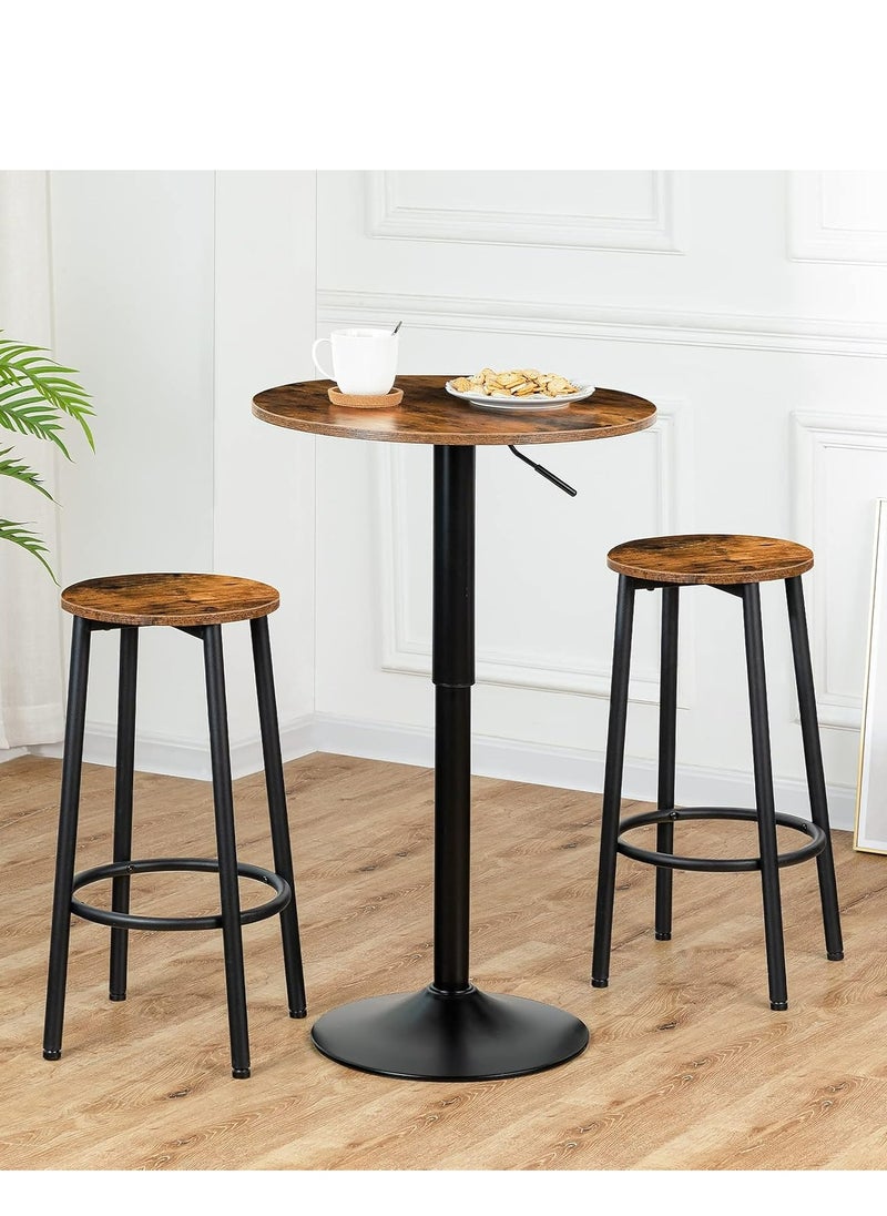 ALMUFARREJ - Bar stool for kitchen and living room with iron legs - Image 1