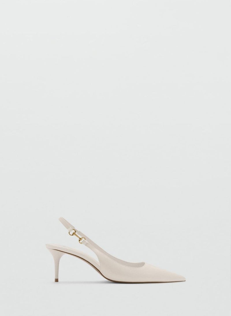 MANGO Heeled Shoes With Link Detail  - Image 1